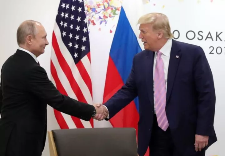 El presidente ruso, Vladimir Putin junto al presidente de Estados Unidos, Donald Trump. Foto: Archivo
