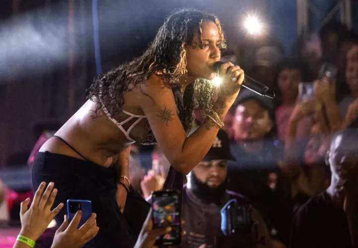 La cantante urbana dominicana Tokischa. Foto: EFE