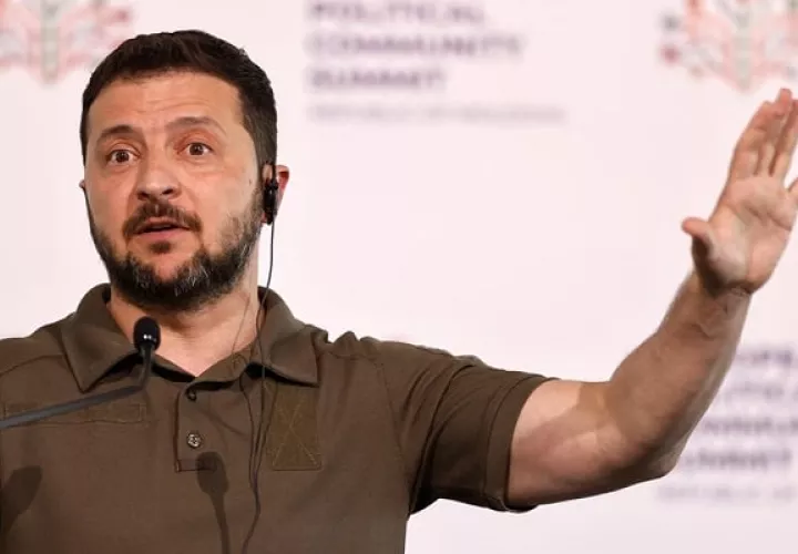 El presidente ucraniano, Volodímir Zelenski. EFE