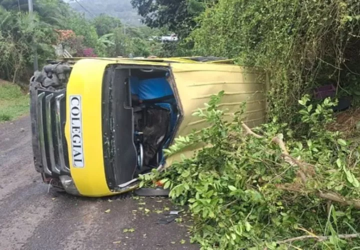 Fotografía del accidente. Foto: Cortesía