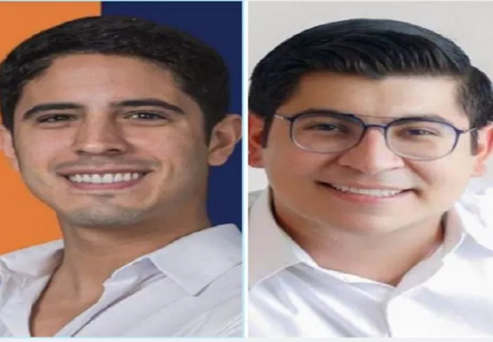 José Pérez Barboni (MOCA), y Jorge Bloise (Coalición Vamos). Foto: Cortesía