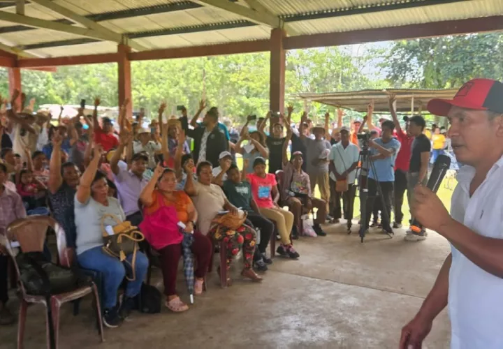 El uso del río Indio por parte de la ACP sigue generando rechazo de algunos sectores campesinos. Foto. Eric Montenegro