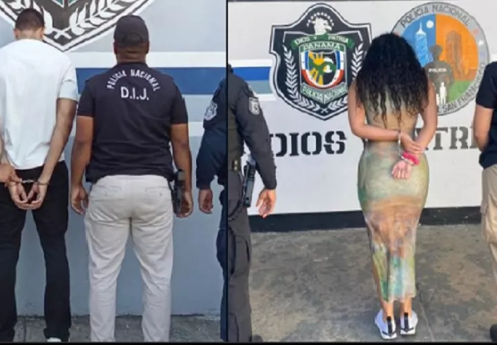 Se espera que en las próximas hora estas dos personas sean presentadas ante un Juez de Garantías. Foto. Cortesía PGN