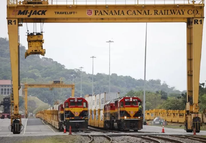 El ferrocarril entre Panamá y Colón inicia en el puerto de Balboa. Foto: EFE/ Bienvenido Velasco