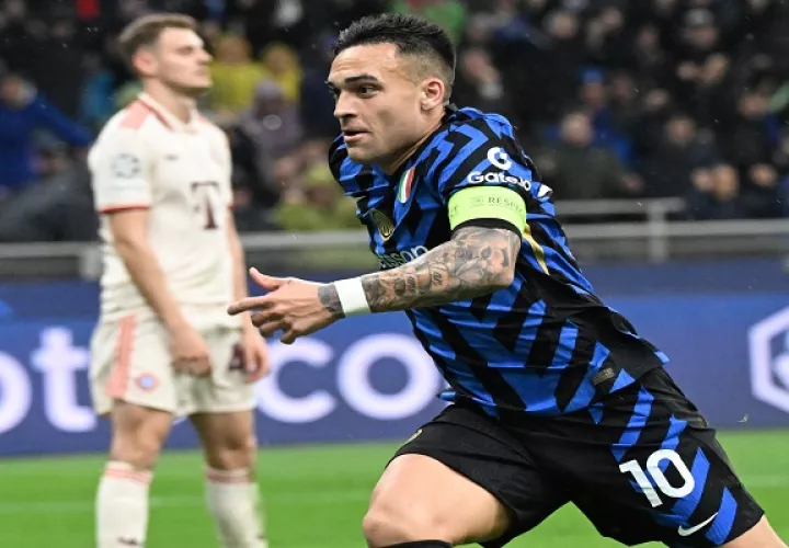 El argentino Lautaro Martínez, jugador del Inter italiano. Foto: EFE