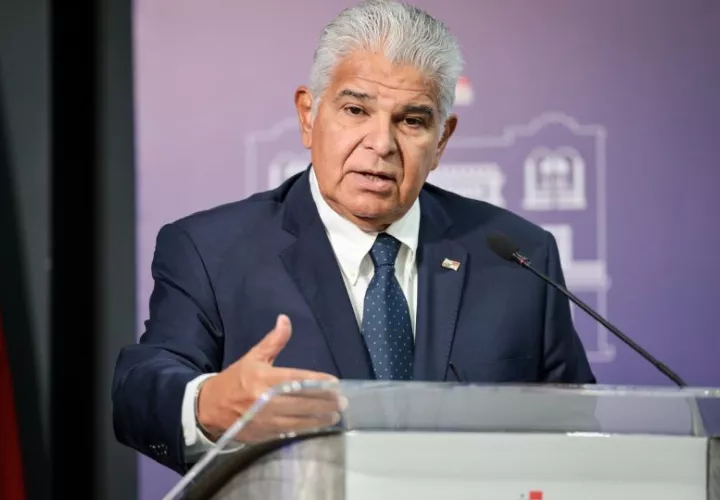 José Raúl Mulino, presidente de la República. Foto: Cortesía