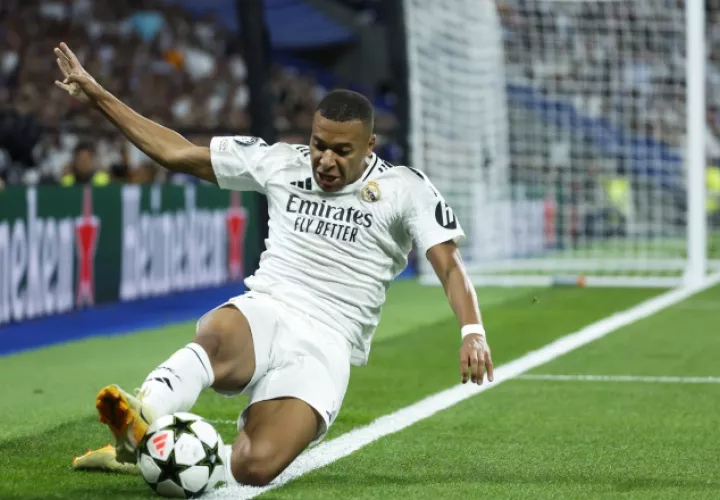 El delantero francés del Real Madrid, Kylian Mbappé. Foto. EFE
