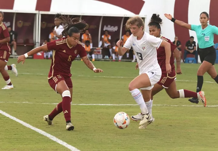Panamá perdió ante Venezuela por 1-0. Foto: FPF