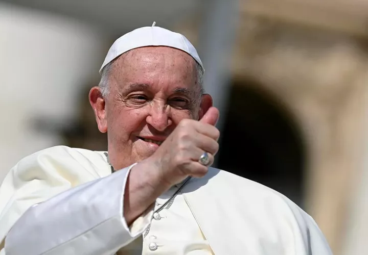 La conversación digital panameña estuvo marcada por un tono simbólico resaltando la figura del papa Francisco como un líder espiritual. Foto: EFE