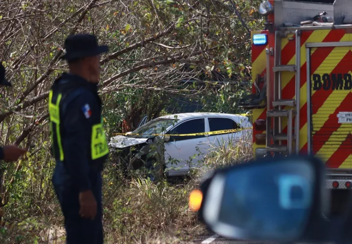 Esta es la  segunda muerte por accidente de tránsito registrada en la provincia de Herrera en lo que va del año 2025. Foto Thays Domínguez