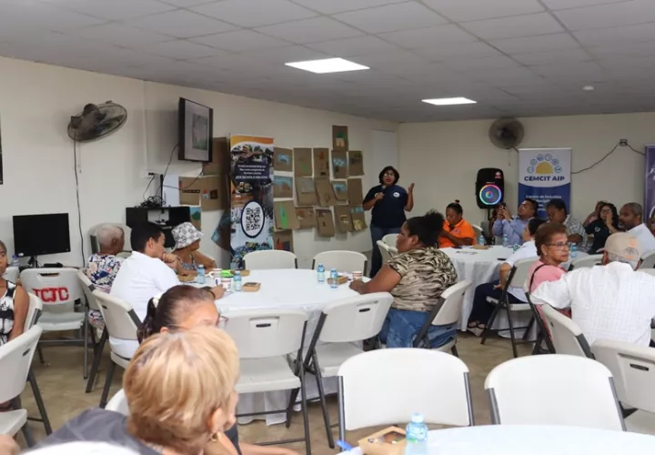 Los resultados de esta investigación fueron presentados a los habitantes del corregimiento de Juan Díaz. Foto: Cortesía