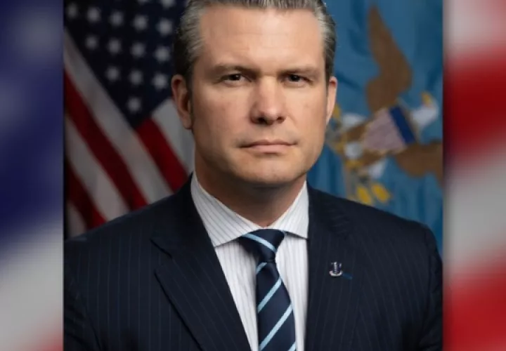 Pete Hegseth, secretario de Defensa de Estados Unidos.  Foto: Cortesía
