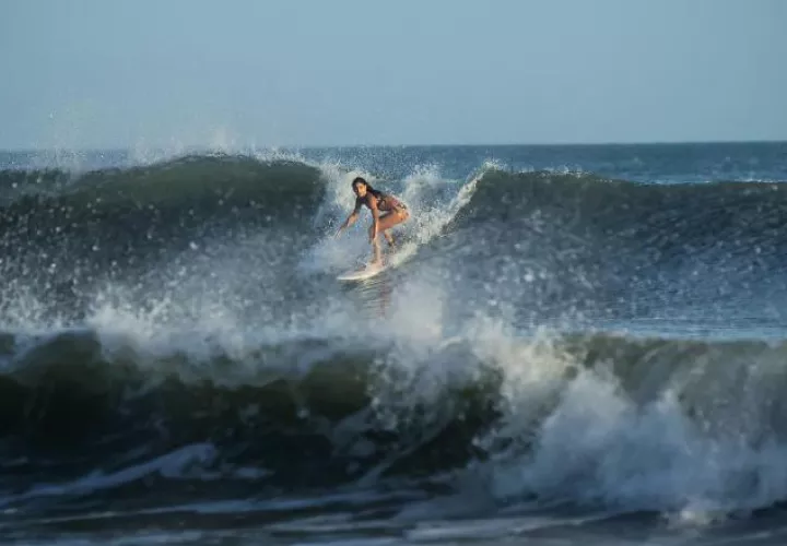 Todo listo para la Liga Nacional de Surf. Foto: Cortesía