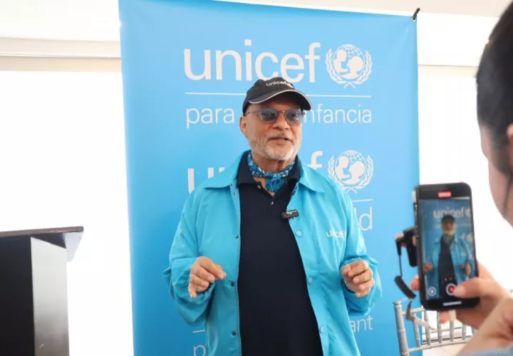 El cantaoutor panameño Omar Alfanno. Cortesía: UNICEF