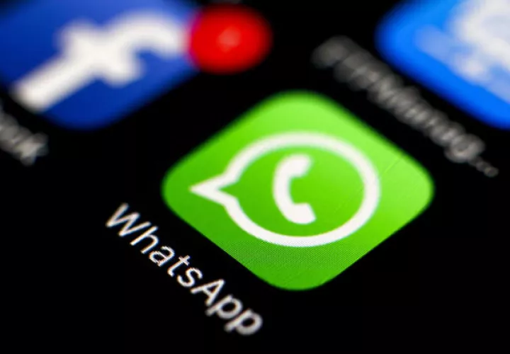 Logo de la aplicación de mensajería instantánea WhatsApp. EFE