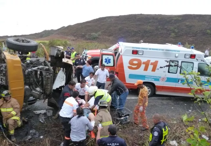 La escena en el lugar de este accidente fue horrorosa según testigos que intentaron salvar a Gabriel Pinto. Foto. Ilustrativa