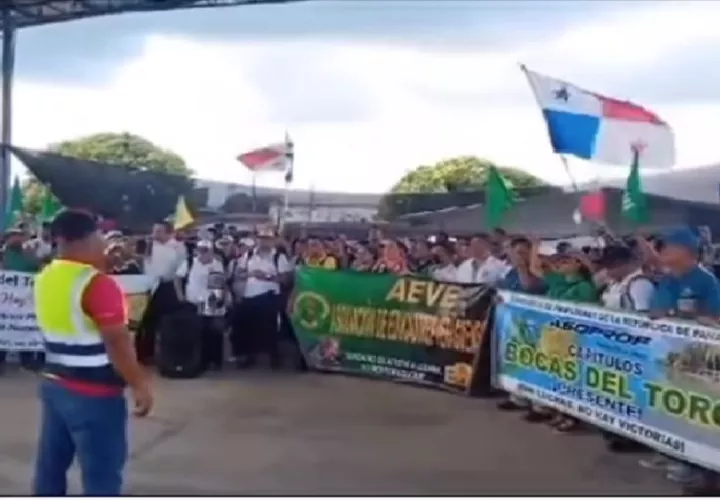 Protesta en Bocas del Toro: Foto: Cortesía. 
