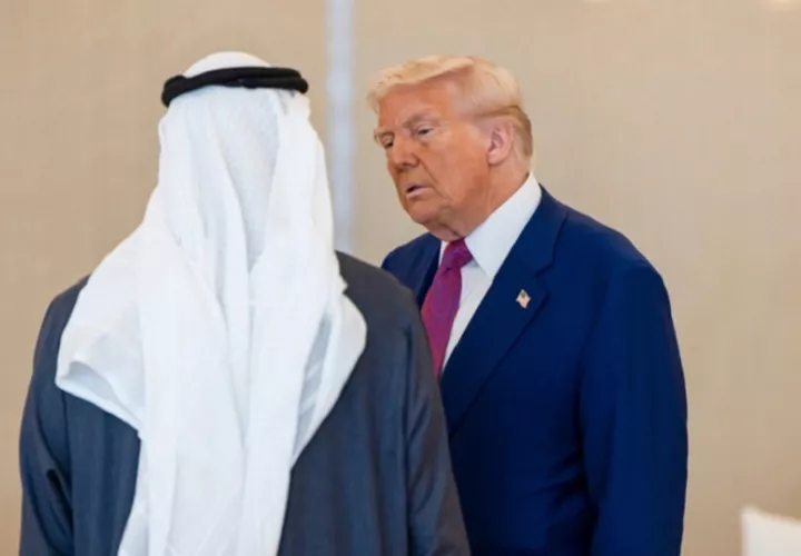 Donald Trump en Abu Dabi. EFE