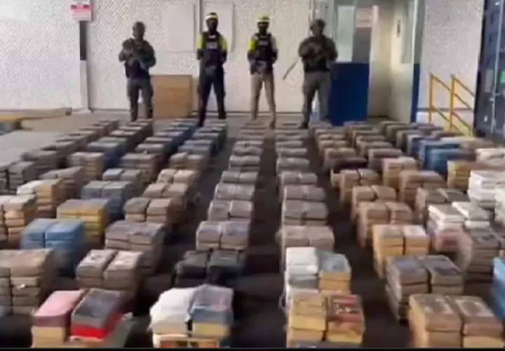 Unos 1,268 paquetes de drogas iban rumbo a España. Foto. Policía Nacional