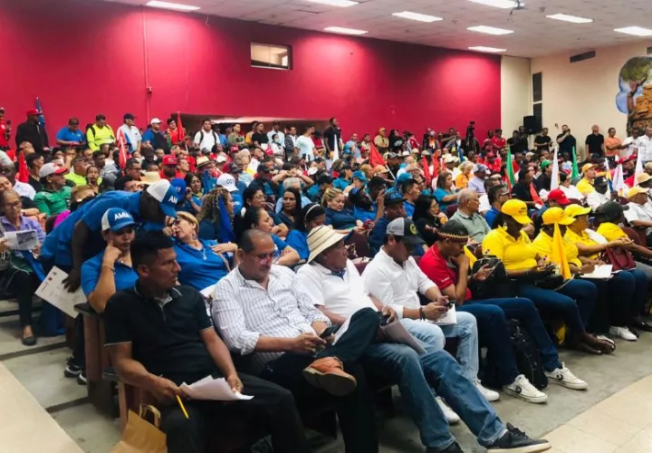 Concentración de grupos protestantes. Foto: Cortesía