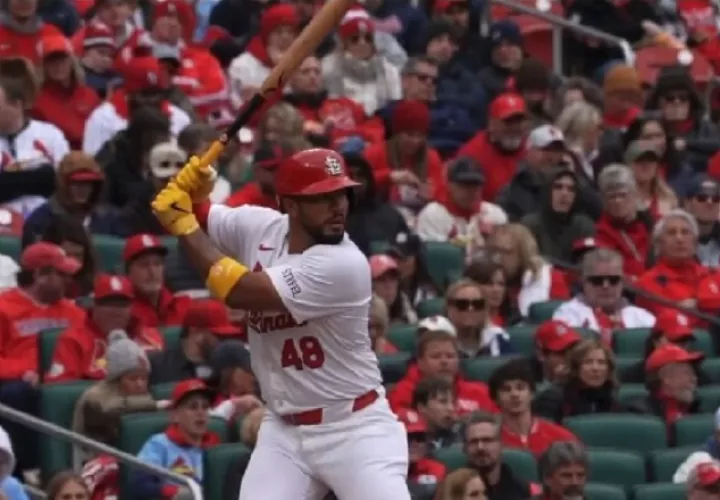El panameño Iván Herrera, defiende los colores de los Cardenales de San Luis. Foto:Instagram
