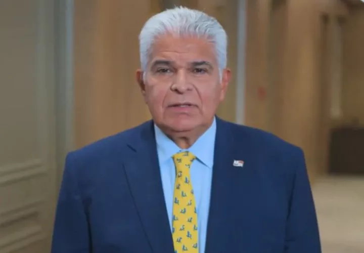 José Raúl Mulino, presidente de la República. 