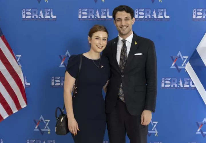  Empleados de la embajada de Israel en Estados Unidos Yaron Lischinsky y Sarah Milgrim que fueron asesinados a tiros. Foto: EFE