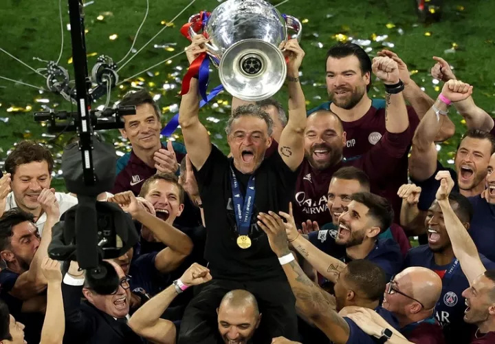 El PSG ganó la primera Champions de su historia de la mano de Luis Enrique. Foto: EFE