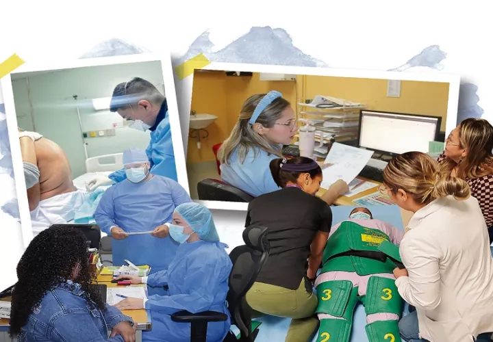 Los profesionales de la salud ponen en riesgo sus vidas por sus pacientes. Foto: Epasa