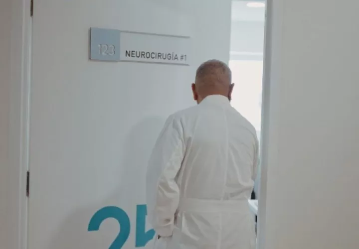 La niña fue atendida en Neurocirugía Pediátrica. Foto: Cortesía