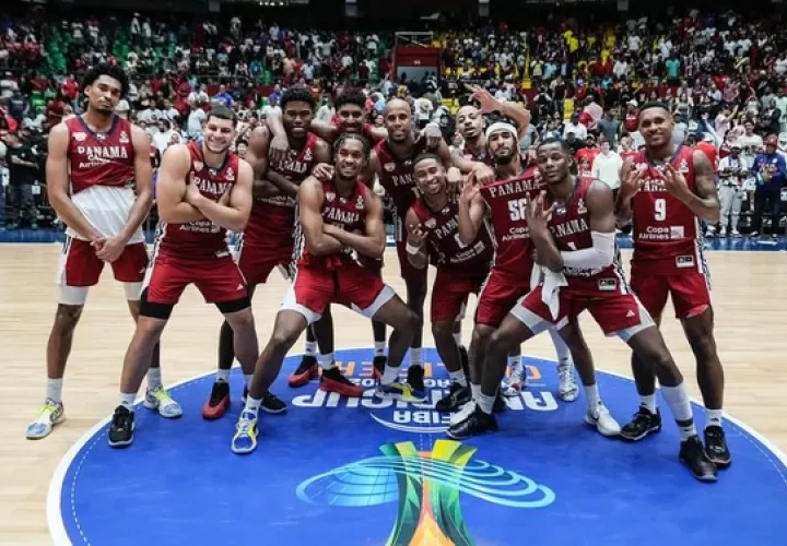 Equipo de baloncesto de Panamá. Foto: Fepaba