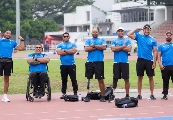 Atletas panameños en Cali, Colombia.  Foto: Pandeportes