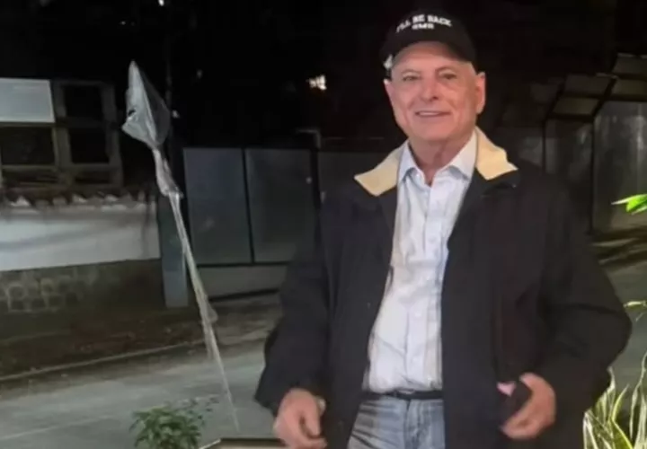 Ricardo Martinelli este sábado en Bogotá.