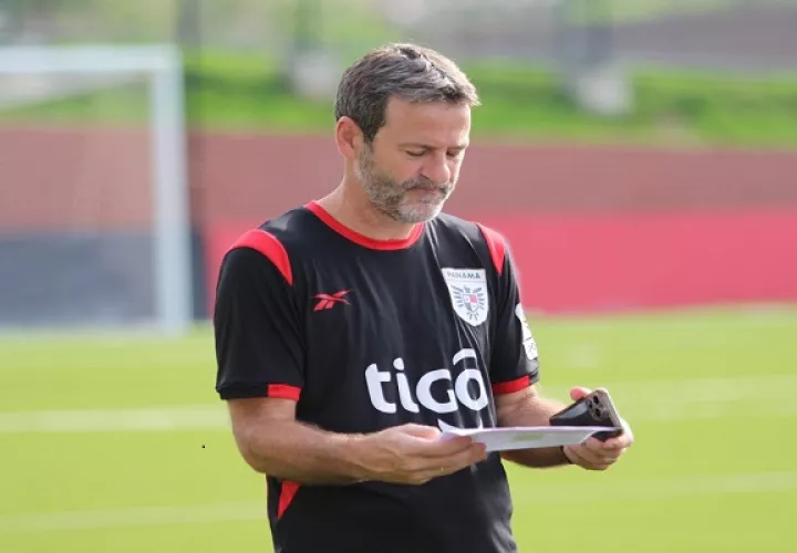 Thomas Christiansen, técnico de Panamá. Foto: FPF