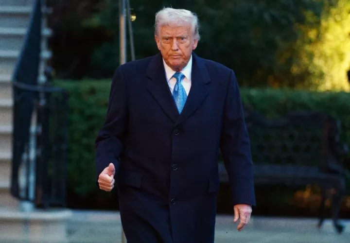 Donald Trump, en los jardines de la Casa Blanca, en Washington DC (EE.UU.). Foto: EFE / Will Olíver