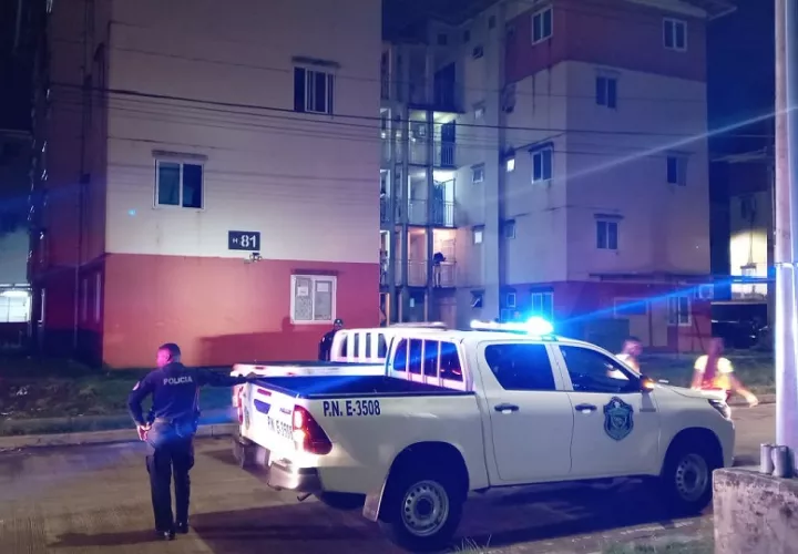 Mientras tanto, el cuerpo de Florencio Alfaro fue trasladado a la morgue judicial para los trámites correspondientes. Foto. Diómedes Sánchez