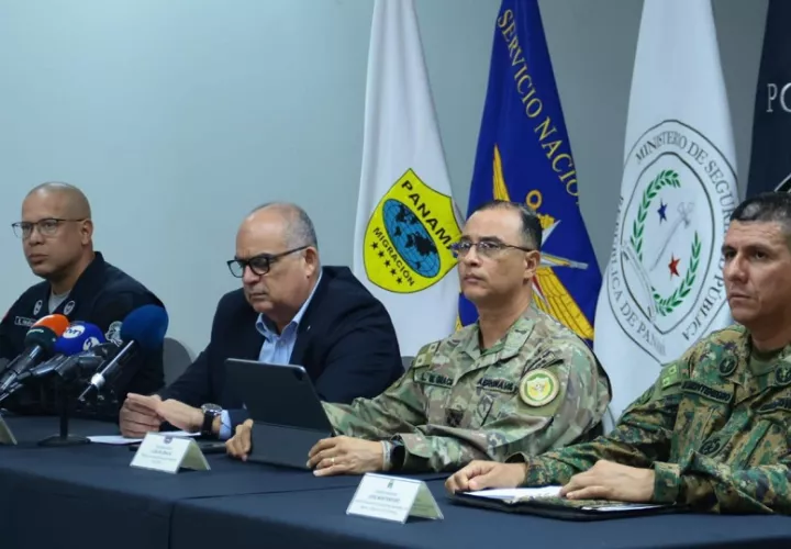 Autoridades dieron el balance del operativo en Bocas del Toro. Foto: Cortesía
