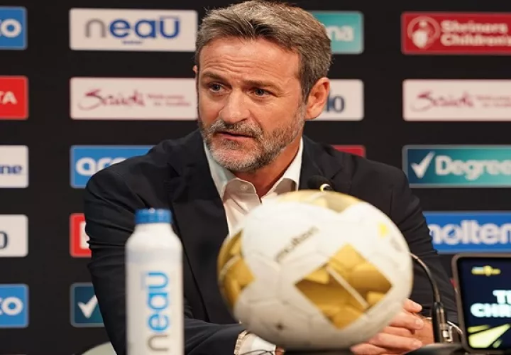 Thomas Christiansen, técnico de Panamá. Foto: FPF