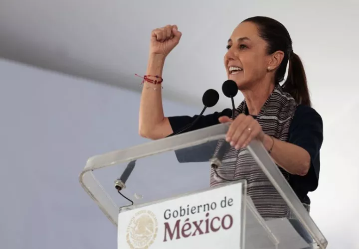 Claudia Sheinbaum, presidenta de México. Foto: EFE
