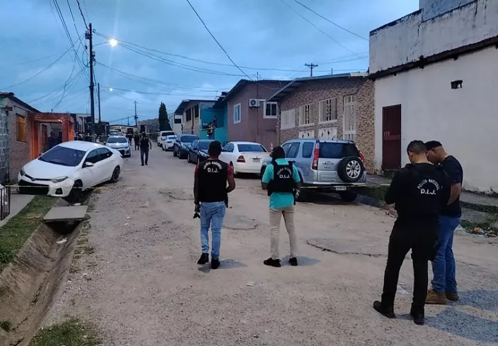 En la comunidad de Nuevo Arco Iris a las 5:00 de la tarde del domingo Carlos Hilton Jiménez de 20 años de edad recibió un tiro en la cintura. Foto. Diómedes Sánchez