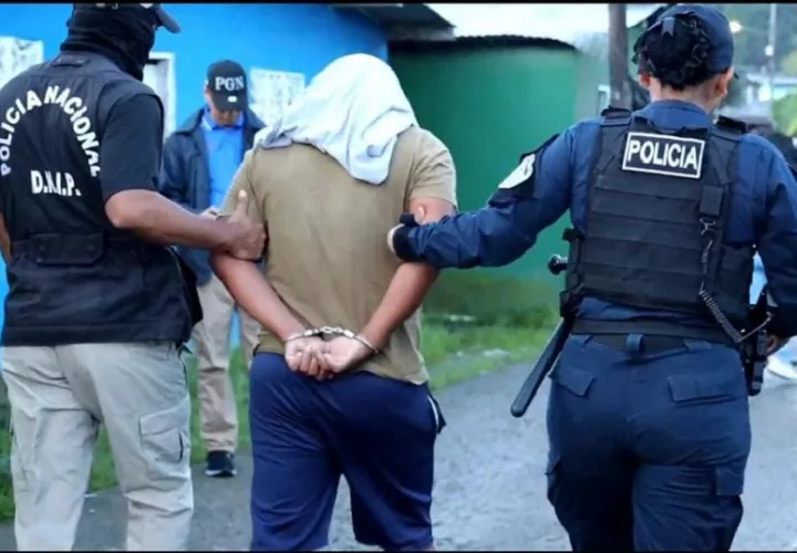 Las investigaciones indican que esta agrupación criminal estaría relacionada con homicidios, tentativa de homicidio, privación de libertad. Foto. Policía Nacional