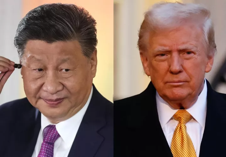 Imágenes de archivo del presidente de China, Xi Jinping (i), y del presidente de EE. UU., Donald Trump.  Foto: EFE