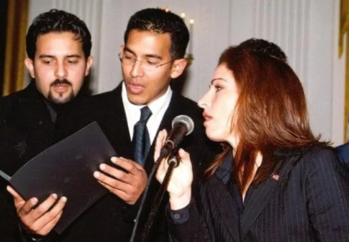 Los Gaitanes y Gloria Estefan. Foto: Cortesía