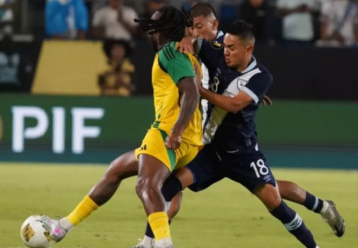 Guatemala venció a Jamaica por 1-0 en la Copa Oro. Foto:@fedefut_oficial 