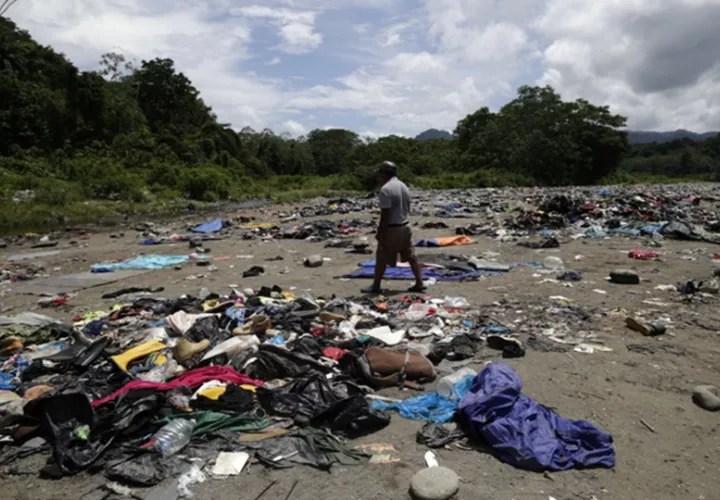 Más de 37 quebradas y 20 ríos se afectaron por la migración. Foto: EFE