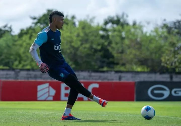 Orlando 'Kuty' Mosquera, portero de la selección de Panamá. Foto: FPF
