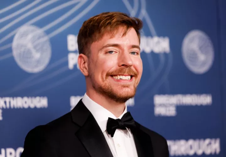 Jimmy Donaldson, conocido como MrBeast. Foto: EFE / Caroline Brehman