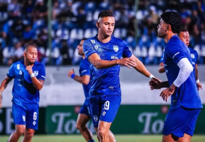 Jugadores de Nicaragua en los entrenamientos. Foto:Instagram