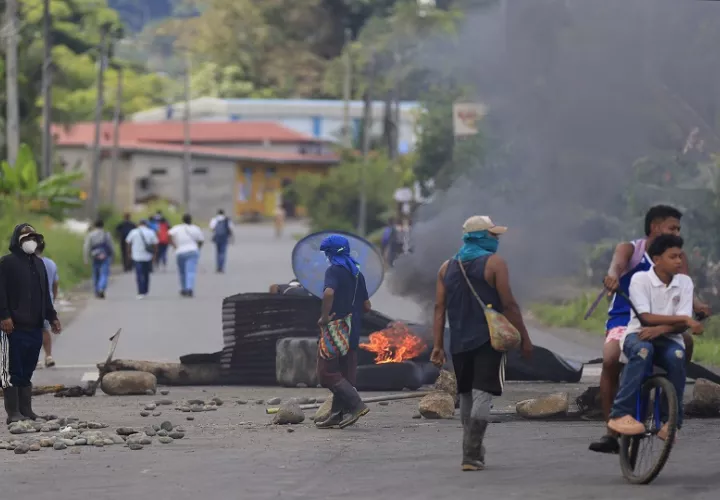 Protestas persisten. Cortesía