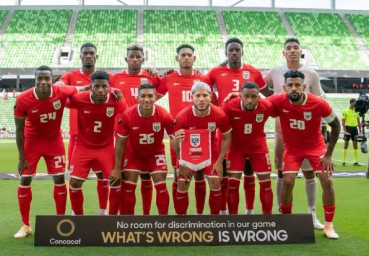 Equipo de Panamá en la Copa Oro 2025. Foto: FPF